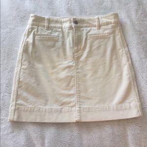 Ann Taylor Loft Corduroy Mini Skirt